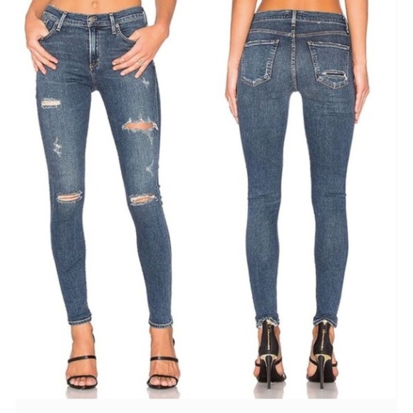 Agolde Denim - AGOLDE Los Angeles Premium Distressed Skinny Jeans Size 24
